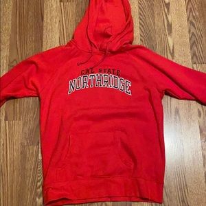 Red Northridge champion sweater